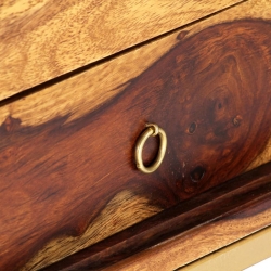 Szafka pod TV, 140x30x45 cm, lite drewno sheesham