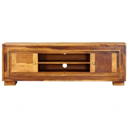 Szafka pod TV, 118x30x40 cm, lite drewno sheesham