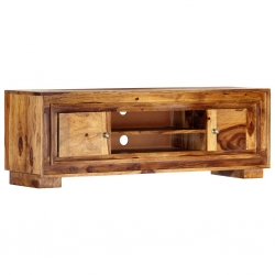 Szafka pod TV, 118x30x40 cm, lite drewno sheesham