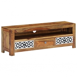 Szafka pod TV, 120x30x40 cm, lite drewno sheesham