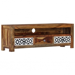 Szafka pod TV, 120x30x40 cm, lite drewno sheesham