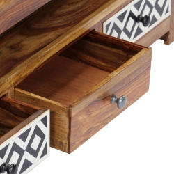 Szafka pod TV, 120x30x40 cm, lite drewno sheesham