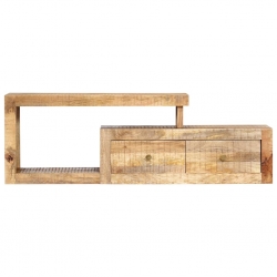Szafka pod TV, 120 x 30 x 40 cm, lite drewno mango