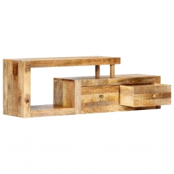 Szafka pod TV, 120 x 30 x 40 cm, lite drewno mango