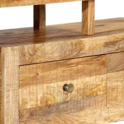 Szafka pod TV, 120 x 30 x 40 cm, lite drewno mango