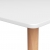 Stolik barowy, biały, 120x60x105 cm