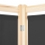 Parawan 5-panelowy, szary, 200 x 170 x 4 cm, tkanina