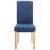 Krzesła do jadalni, 4 szt., niebieskie, tapicerowane tkaniną