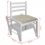 Krzesła stołowe, 6 szt., białe, lite drewno i aksamit
