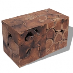 Taborety / Stolik kawowy z solidnego drewna tekowego