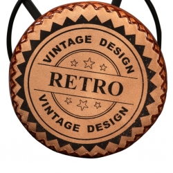 Zestaw 5 mebli barowych, lite drewno akacjowe, skóra i płótno