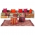 Sofa modułowa z akcesoriami, 16 elementów, patchwork z tkanin