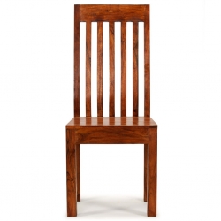 Krzesła z litego drewna stylizowanego na sheesham, 4 szt.