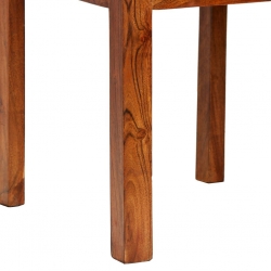 Krzesła z litego drewna stylizowanego na sheesham, 4 szt.