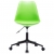 Obrotowe krzesła jadalniane, 4 szt., zielone, sztuczna skóra