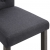Krzesła do jadalni, 6 szt., ciemnoszare, tapicerowane tkaniną