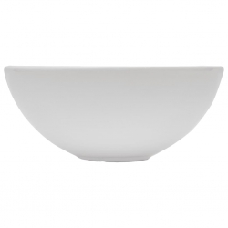 Dwuczęściowy zestaw mebli do łazienki, ceramiczny, biały