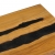 Stolik kawowy, 100x50x40 cm, drewno tekowe i kamień wulkaniczny