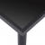 Stół jadalniany, czarny, 140 x 70 x 75 cm, hartowane szkło