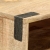 Stolik konsola, 115x30x76 cm, lite surowe drewno mango