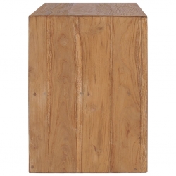 Szafka pod TV, 90x30x40 cm, lite drewno tekowe