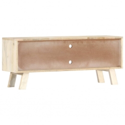 Szafka pod TV, 110 x 30 x 44 cm, lite drewno mango