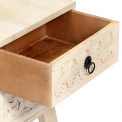 Szafka pod TV, 110 x 30 x 44 cm, lite drewno mango