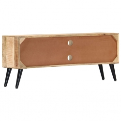 Szafka pod TV, 115 x 30 x 47 cm, lite drewno mango