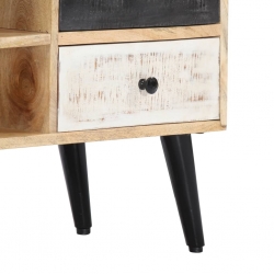 Szafka pod TV, 115 x 30 x 47 cm, lite drewno mango