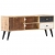 Szafka pod TV, 115 x 30 x 47 cm, lite drewno mango