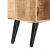 Szafka pod TV, 115 x 30 x 47 cm, lite drewno mango