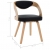Krzesła do jadalni, 2 szt., czarne, gięte drewno i ekoskóra