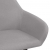 Krzesła do jadalni, 2 szt., jasnoszare, tapicerowane tkaniną