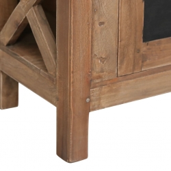 Szafka pod TV, 3 szuflady, 120x30x40 cm, lite drewno mahoniowe