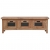Szafka pod TV, 3 szuflady, 120x30x40 cm, lite drewno mahoniowe