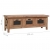 Szafka pod TV, 3 szuflady, 120x30x40 cm, lite drewno mahoniowe