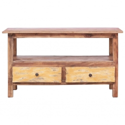 Szafka pod TV, 90 x 40 x 50 cm, lite drewno z odzysku