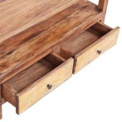 Szafka pod TV, 90 x 40 x 50 cm, lite drewno z odzysku
