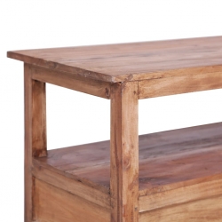 Szafka pod TV, 90 x 40 x 50 cm, lite drewno z odzysku