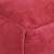 Puf, aksamit bawełniany, 40 x 40 x 40 cm, czerwony