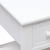 Stolik boczny, biały, 40 x 40 x 40 cm, drewno paulownia