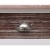 Stolik konsola, brązowy, 90 x 30 x 77 cm, drewniany