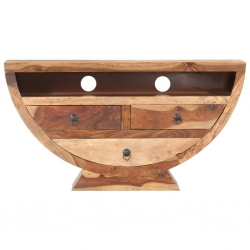 Szafka pod TV, 100 x 30 x 52 cm, lite drewno sheesham