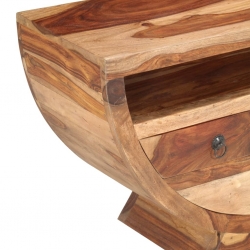 Szafka pod TV, 100 x 30 x 52 cm, lite drewno sheesham