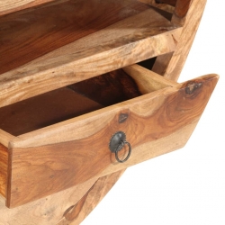 Szafka pod TV, 100 x 30 x 52 cm, lite drewno sheesham