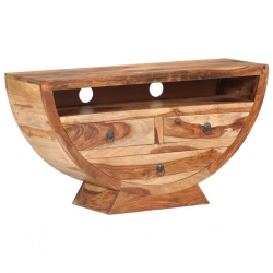 Szafka pod TV, 100 x 30 x 52 cm, lite drewno sheesham