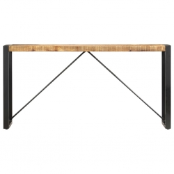 Stolik typu konsola, 150 x 35 x 76 cm, lite drewno mango