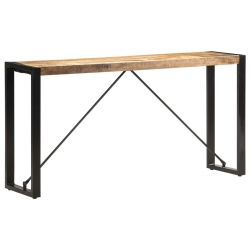 Stolik typu konsola, 150 x 35 x 76 cm, lite drewno mango