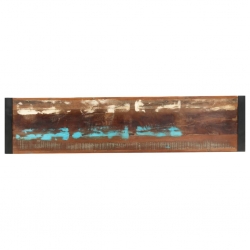 Stolik typu konsola, 150 x 35 x 76 cm, lite drewno z odzysku