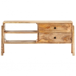 Szafka pod telewizor, 97x35x47 cm, lite drewno mango